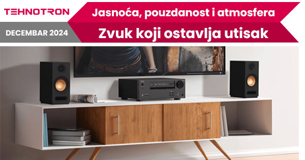 Profesionalni audio sistem sa plafonskim zvučnicima u restoranu