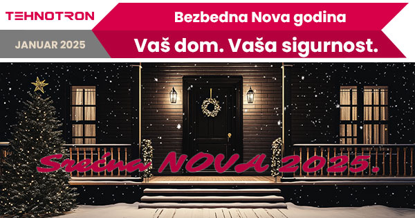 Zaštita doma tokom novogodišnjih praznika uz alarmni sistem
