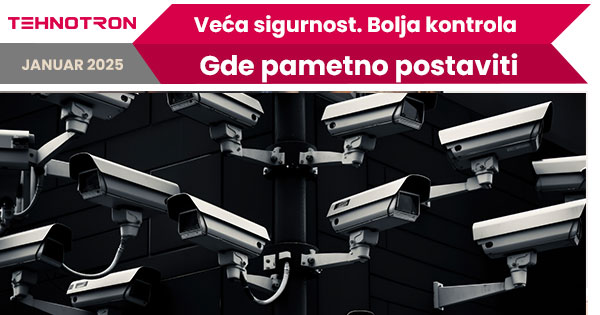 Sigurnosne kamere pravilno postavljene oko kuće
