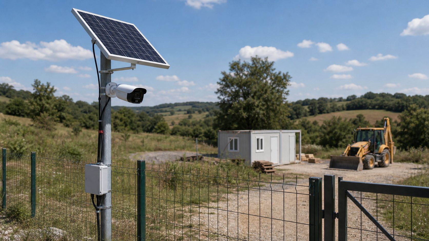 Solarna kamera za video nadzor postavljena na udaljenoj lokaciji bez klasičnog napajanja