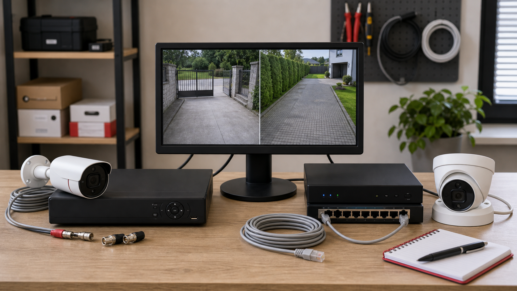 Poređenje HD analognog i IP video nadzora sa DVR, NVR, koaksijalnim i UTP kablovima