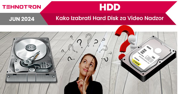 Hard disk za video nadzor i čuvanje snimaka