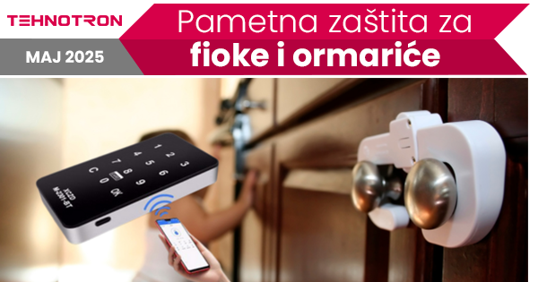 Elektronska brava na garderobnom ormariću u javnom prostoru