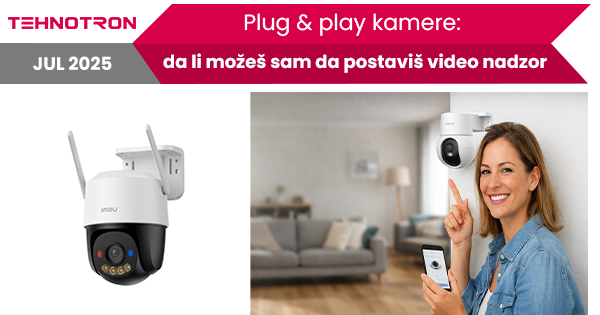 Plug and Play kamera i profesionalni sistem video nadzora