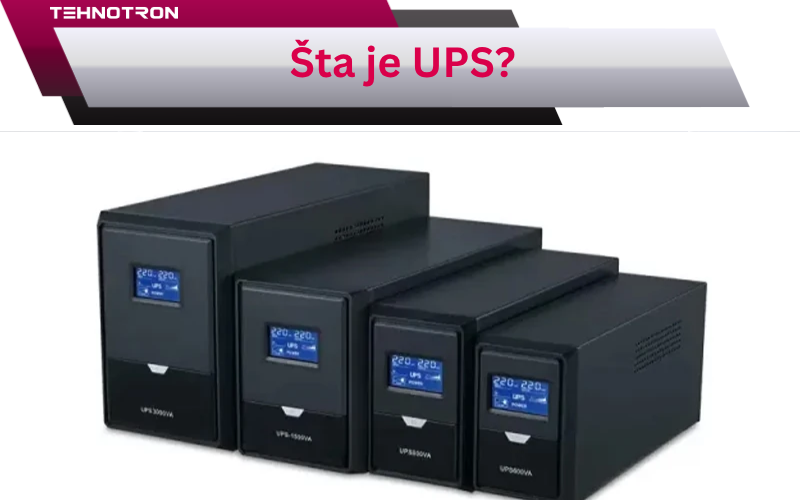 UPS uređaj u rek ormaru za neprekidno napajanje mrežne opreme