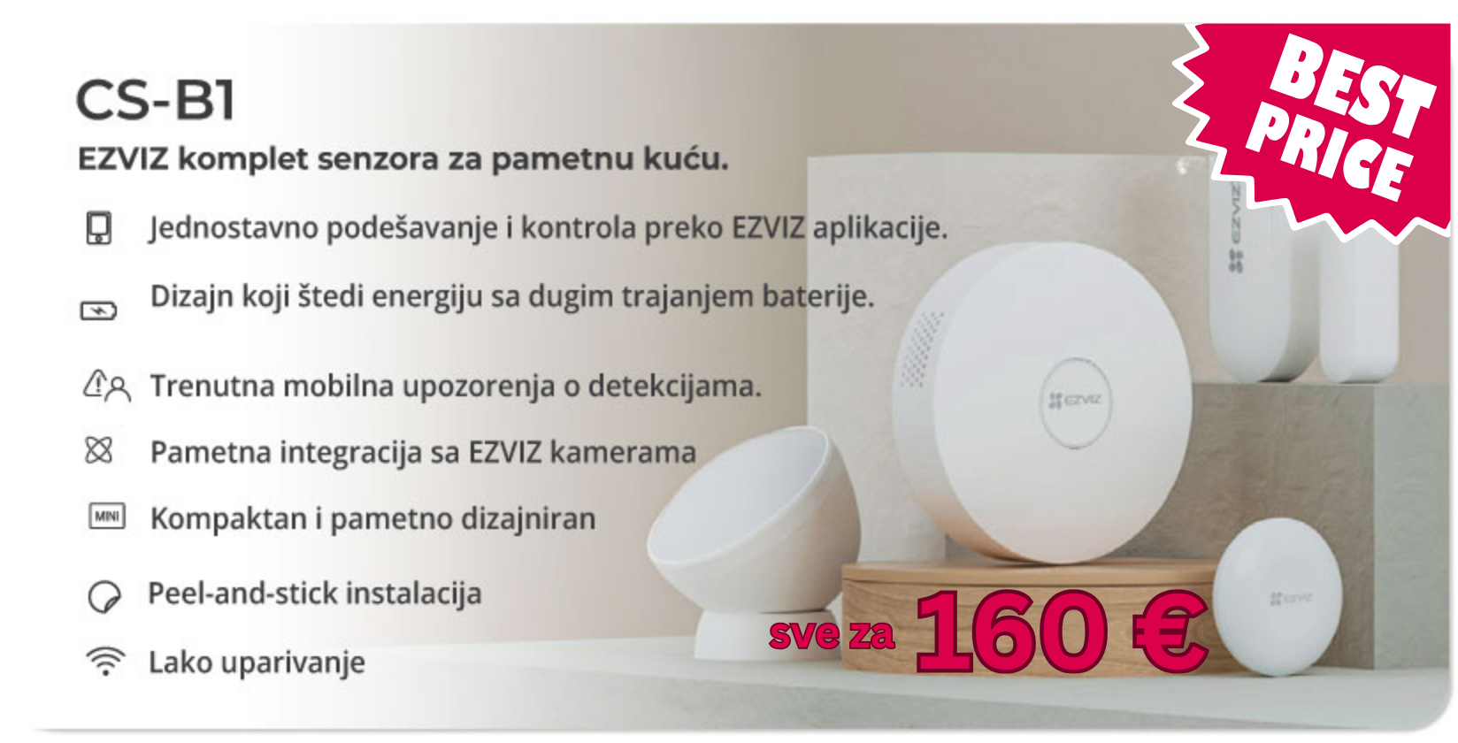 EZVIZ CS-B1 akcija