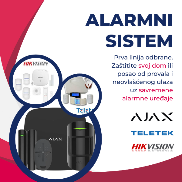 Alarmni sistemi – centrale, senzori, sirene i paketi