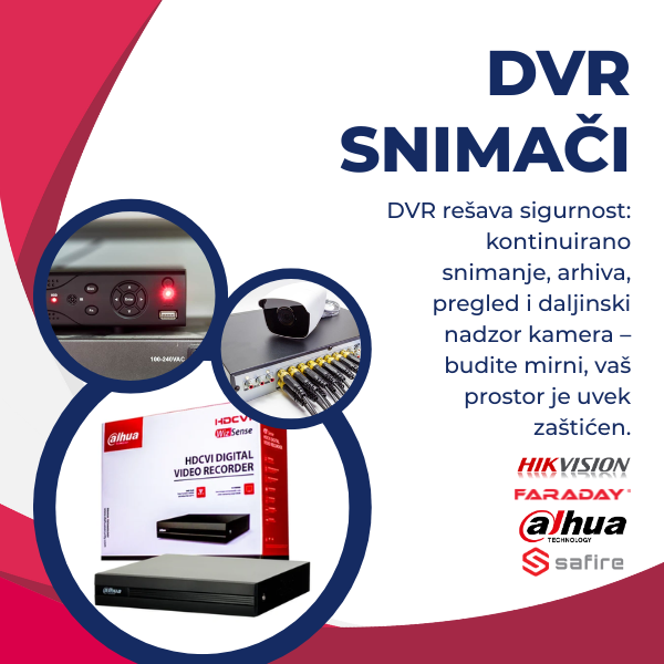 DVR snimači za HD analogne kamere – ekonomično rešenje