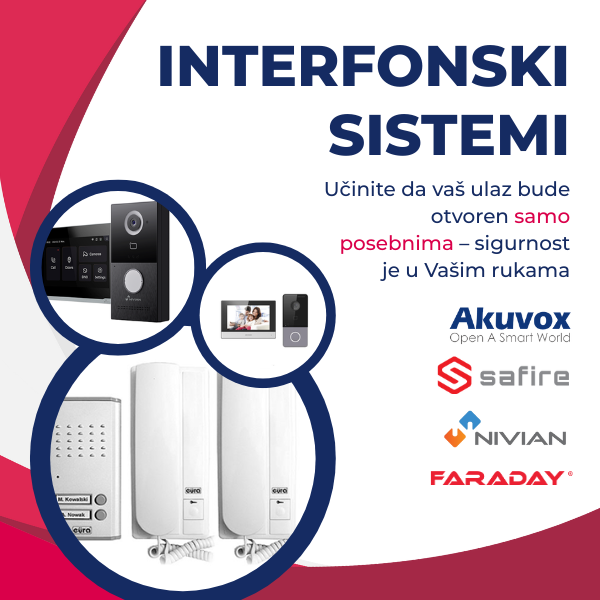 Interfonski sistemi – audio i video interfoni za kontrolu ulaza