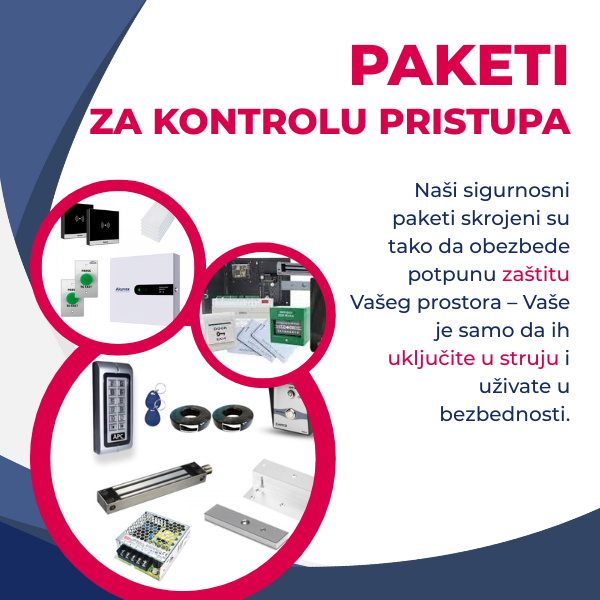 Paketi kontrole pristupa – kompletna rešenja za firme i objekte